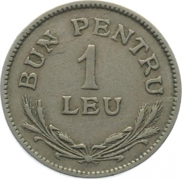 Rumänien 1 Leu 1924